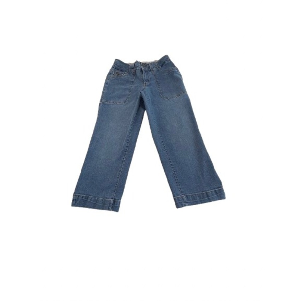 ONE 5 ONE Barrel Leg Medium Wash Jeans Size 4 Trendy
